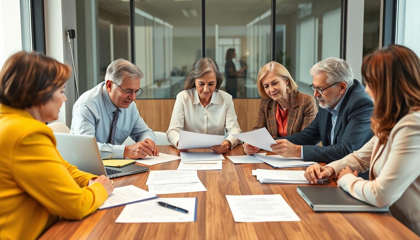 Illustration of the property transfer process